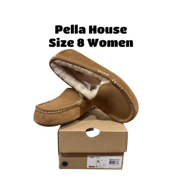 UGG Women's Ansley Slipper Chestnut Brown Size 8 - Picture 2 of 6